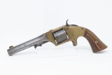 Antique CIVIL WAR Era E. A. PRESCOTT .32 Cal. Rimfire BELT Model RevolverENGRAVED Revolver Made During the American Civil War - 2 of 18