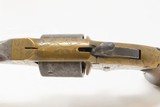 Antique CIVIL WAR Era E. A. PRESCOTT .32 Cal. Rimfire BELT Model RevolverENGRAVED Revolver Made During the American Civil War - 7 of 18