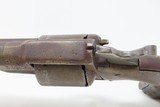 RARE CIVIL WAR Antique ALLEN & WHEELOCK .44 Cal Center Hammer ARMY Revolver 1 of 250 .44 Cal. LIPFIRE Revolvers Made circa 1861 - 7 of 16