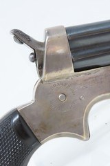 Antique CIVIL WAR Era C. SHARPS Model 2 .30 Cal. Rimfire PEPPERBOX Revolver 4 Shot WILD WEST Self Defense Pocket Gun - 18 of 19