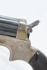 Antique CIVIL WAR Era C. SHARPS Model 2 .30 Cal. Rimfire PEPPERBOX Revolver 4 Shot WILD WEST Self Defense Pocket Gun - 4 of 19