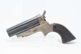 Antique CIVIL WAR Era C. SHARPS Model 2 .30 Cal. Rimfire PEPPERBOX Revolver 4 Shot WILD WEST Self Defense Pocket Gun - 2 of 19