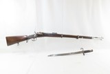 Antique AUSTRIAN Model 1867 WERNDL-HOLUB 11.15mm Single Shot MILITARY Rifle AUSTRO-HUNGARIAN Infantry Rifle w/SWORD BAYONET - 2 of 20