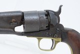 c1861 Antique Early-CIVIL WAR COLT Model 1860 ARMY .44 Percussion REVOLVERRevolver Used Past Civil War into the WILD WEST - 4 of 18