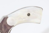 Antique HOPKINS & ALLEN Top Break FOLDING HAMMER .38 Double Action REVOLVER Late 19th Century Conceal and Carry w/PEARL GRIPS - 3 of 17