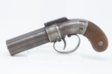 ALLEN & THURBER Antique WORCHESTER PERIOD .31 Bar Hammer PEPPERBOX Revolver ENGRAVED First DA Revolving Percussion Pistol - 1 of 17