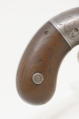 ALLEN & THURBER Antique WORCHESTER PERIOD .31 Bar Hammer PEPPERBOX Revolver ENGRAVED First DA Revolving Percussion Pistol - 15 of 17
