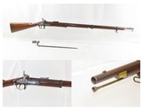CIVIL WAR Era Antique Pattern 1853 ENFIELD British Percussion Rifle-Musket
Made circa 1861 with Bayonet!