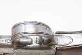 LONDON Marked Antique BOXLOCK British FLINTLOCK .375 Caliber POCKET PistolSMALL Early 1800s Self Defense BELT/POCKET Pistol - 11 of 17