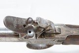LONDON Marked Antique BOXLOCK British FLINTLOCK .375 Caliber POCKET PistolSMALL Early 1800s Self Defense BELT/POCKET Pistol - 7 of 17