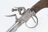 LONDON Marked Antique BOXLOCK British FLINTLOCK .375 Caliber POCKET PistolSMALL Early 1800s Self Defense BELT/POCKET Pistol - 4 of 17