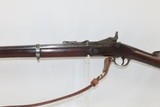 INDIAN WARS Antique SPRINGFIELD Model 1868 Breech Loading TRAPDOOR Rifle
With BAYONET, Scabbard, Leather Hanger, & SLING - 18 of 21