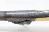 CASED & ENGRAVED Antique “EXTRA QTY” Marked British .32 Percussion Pistol
Mid-1800s SIDEHAMMER Manufactured in LONDON - 15 of 21