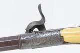 CASED & ENGRAVED Antique “EXTRA QTY” Marked British .32 Percussion Pistol
Mid-1800s SIDEHAMMER Manufactured in LONDON - 20 of 21