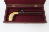 CASED & ENGRAVED Antique “EXTRA QTY” Marked British .32 Percussion Pistol
Mid-1800s SIDEHAMMER Manufactured in LONDON - 3 of 21