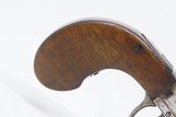 EUROPEAN Style Antique BOXLOCK British FLINTLOCK .48 Caliber POCKET PistolSMALL Early 1800s Self Defense Pistol - 14 of 16