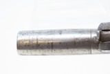 EUROPEAN Style Antique BOXLOCK British FLINTLOCK .48 Caliber POCKET PistolSMALL Early 1800s Self Defense Pistol - 8 of 16