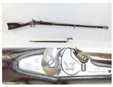 CIVIL WAR Antique US SPRINGFIELD ARMORY Model 1855 .58 Caliber Rifle-MUSKET MAYNARD Tape Primed Musket with BAYONET & SCABBARD