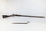 CIVIL WAR Antique US SPRINGFIELD ARMORY Model 1855 .58 Caliber Rifle-MUSKET MAYNARD Tape Primed Musket with BAYONET & SCABBARD - 2 of 20