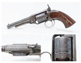 VERY RARE Engraved Antique JAMES WARNER .28 Cal. Percussion Pocket Revolver 1860s Pocket Pistol; 1 of less than 1,000 Made - 1 of 17