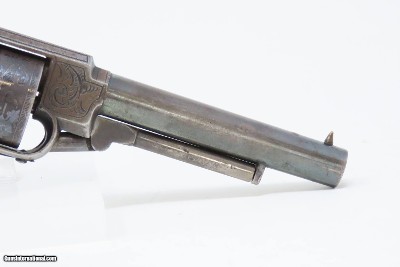 VERY RARE Engraved Antique JAMES WARNER .28 Cal. Percussion Pocket Revolver 1860s Pocket Pistol; 1 of less than 1,000 Made - Image 17 of 17