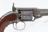 VERY RARE Engraved Antique JAMES WARNER .28 Cal. Percussion Pocket Revolver 1860s Pocket Pistol; 1 of less than 1,000 Made - 16 of 17