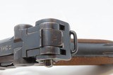 WORLD WAR I Dated DWM German LUGER P.08 9mm Semi-Automatic PISTOL C&RGREAT WAR Dated 1917 IMPERIAL GERMAN ARMY LUGER - 8 of 22
