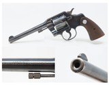 COLT “OFFICIAL POLICE” .22 Caliber Double Action ARMY SPECIAL C&R RevolverPolice, U.S. Military, and Sportsman’s Revolver
