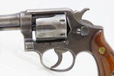 U.S. Marked SMITH & WESSON .38 M&P Pre-Model 10 Double Action Revolver C&RNice Blued Finish Revolver w/ WALNUT GRIP - 4 of 21