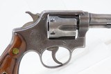 U.S. Marked SMITH & WESSON .38 M&P Pre-Model 10 Double Action Revolver C&RNice Blued Finish Revolver w/ WALNUT GRIP - 20 of 21