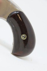 Antique SMITH & WESSON Number 1-1/2 2nd Issue .32 Cal. “NEW MODEL” Revolver Nickel Plated WILD WEST S&W Spur Trigger - 3 of 16