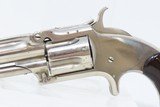 Antique SMITH & WESSON Number 1-1/2 2nd Issue .32 Cal. “NEW MODEL” Revolver Nickel Plated WILD WEST S&W Spur Trigger - 4 of 16