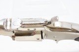 Antique SMITH & WESSON Number 1-1/2 2nd Issue .32 Cal. “NEW MODEL” Revolver Nickel Plated WILD WEST S&W Spur Trigger - 7 of 16