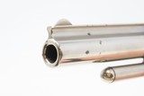 Antique SMITH & WESSON Number 1-1/2 2nd Issue .32 Cal. “NEW MODEL” Revolver Nickel Plated WILD WEST S&W Spur Trigger - 9 of 16