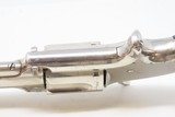 Antique SMITH & WESSON Number 1-1/2 2nd Issue .32 Cal. “NEW MODEL” Revolver Nickel Plated WILD WEST S&W Spur Trigger - 11 of 16