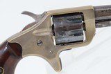 NICE Antique COLT “NEW LINE” .22 Cal. Rimfire ETCHED PANEL Pocket Revolver
BLUE/SILVER Finish SELF DEFENSE Hideout Revolver - 15 of 16