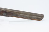 c1840s JOHN PROBIN of ENGLAND Large Pistol .50 Caliber Smoothbore Octagon“Maker to His Majesty” - 5 of 18