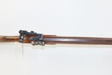 HARRLY SLOAN Full-Stock LONG RIFLE .40 Cal with Golcher Lock, TARGET SIGHTS Striped Maple Full-Length Stock with German Silver Patchbox - 11 of 17
