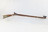 HARRLY SLOAN Full-Stock LONG RIFLE .40 Cal with Golcher Lock, TARGET SIGHTS Striped Maple Full-Length Stock with German Silver Patchbox - 2 of 17
