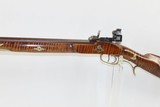 HARRLY SLOAN Full-Stock LONG RIFLE .40 Cal with Golcher Lock, TARGET SIGHTS Striped Maple Full-Length Stock with German Silver Patchbox - 16 of 17
