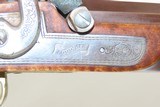 HARRLY SLOAN Full-Stock LONG RIFLE .40 Cal with Golcher Lock, TARGET SIGHTS Striped Maple Full-Length Stock with German Silver Patchbox - 6 of 17