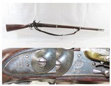 Antique U.S. SPRINGFIELD ARSENAL Model 1816 .69 Caliber FLINTLOCK Musket1832 U.S. MILITARY Flintlock Musket with SLING - 1 of 21
