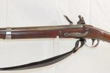 Antique U.S. SPRINGFIELD ARSENAL Model 1816 .69 Caliber FLINTLOCK Musket1832 U.S. MILITARY Flintlock Musket with SLING - 18 of 21