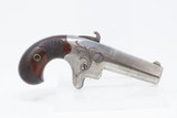 CASED Antique COLT 2nd Model .41 Cal. Rimfire SINGLE SHOT Deringer ENGRAVED c1880 With SCROLL ENGRAVING from the FACTORY - 17 of 20