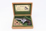 CASED Antique COLT 2nd Model .41 Cal. Rimfire SINGLE SHOT Deringer ENGRAVED c1880 With SCROLL ENGRAVING from the FACTORY - 3 of 20