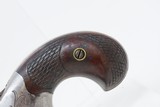 CASED Antique COLT 2nd Model .41 Cal. Rimfire SINGLE SHOT Deringer ENGRAVED c1880 With SCROLL ENGRAVING from the FACTORY - 7 of 20