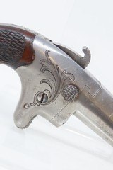 CASED Antique COLT 2nd Model .41 Cal. Rimfire SINGLE SHOT Deringer ENGRAVED c1880 With SCROLL ENGRAVING from the FACTORY - 19 of 20
