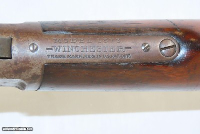 c1914 WINCHESTER Model 1873 .32-20 WCF Cal LEVER ACTION Repeating Rifle C&R Lever Action Repeating Rifle Chambered In .32 WCF - Image 13 of 22