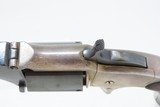 Antique SMITH & WESSON No. 1 1/2 First Issue .32 Caliber Rimfire REVOLVER
“WILD WEST” Spur Trigger with BLUE/SILVER Finish - 7 of 16
