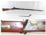 Antique US SPRINGFIELD ARMORY Model 1816 Percussion CONE Conversion Musket
Converted Flintlock to Percussion Musket w/BAYONET - 1 of 24